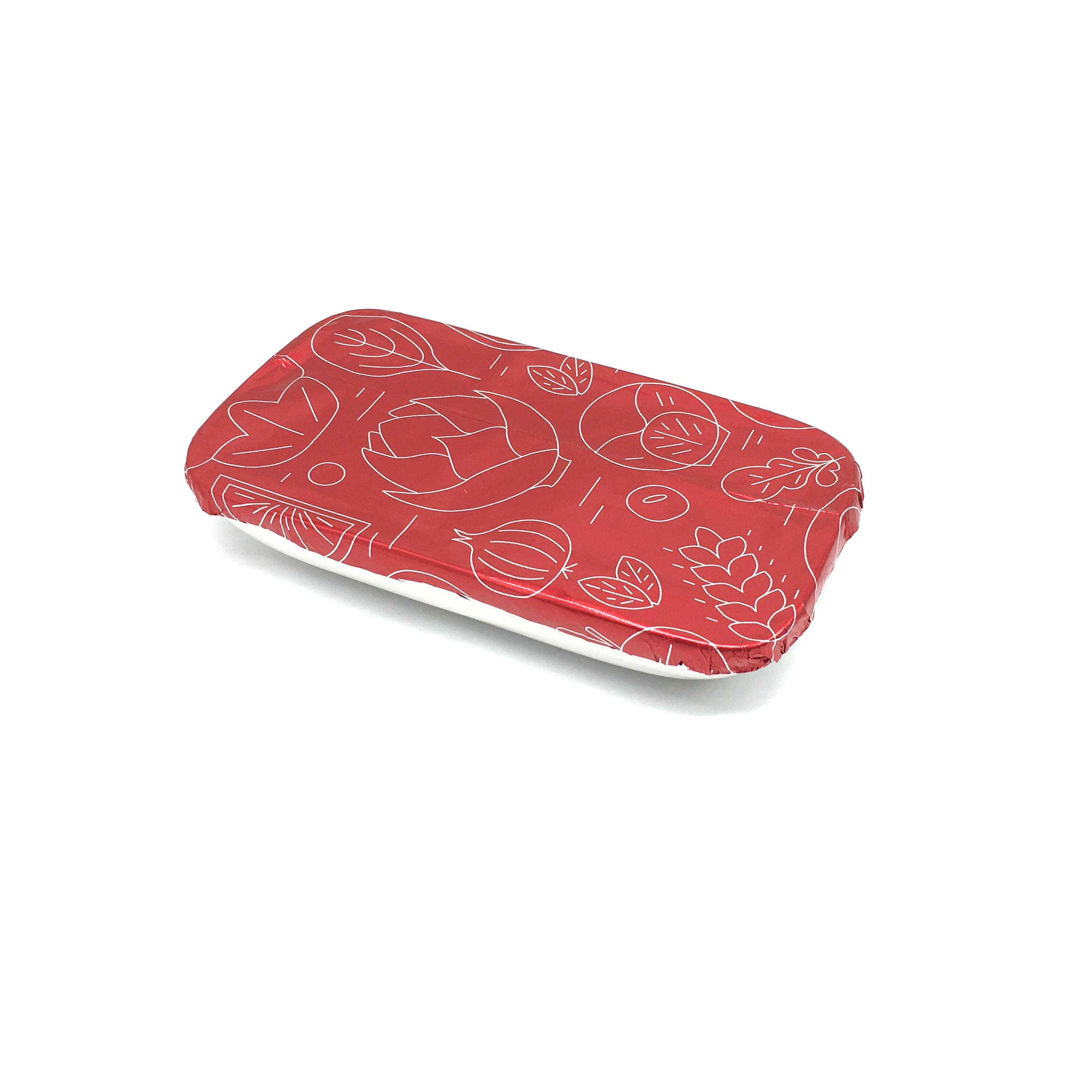 Airline Catering Colored Embossed Pre-Cut Aluminum Foil Sheets