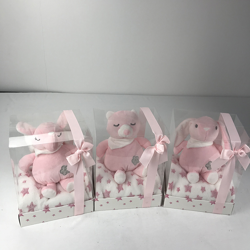 Plush toys with blanket