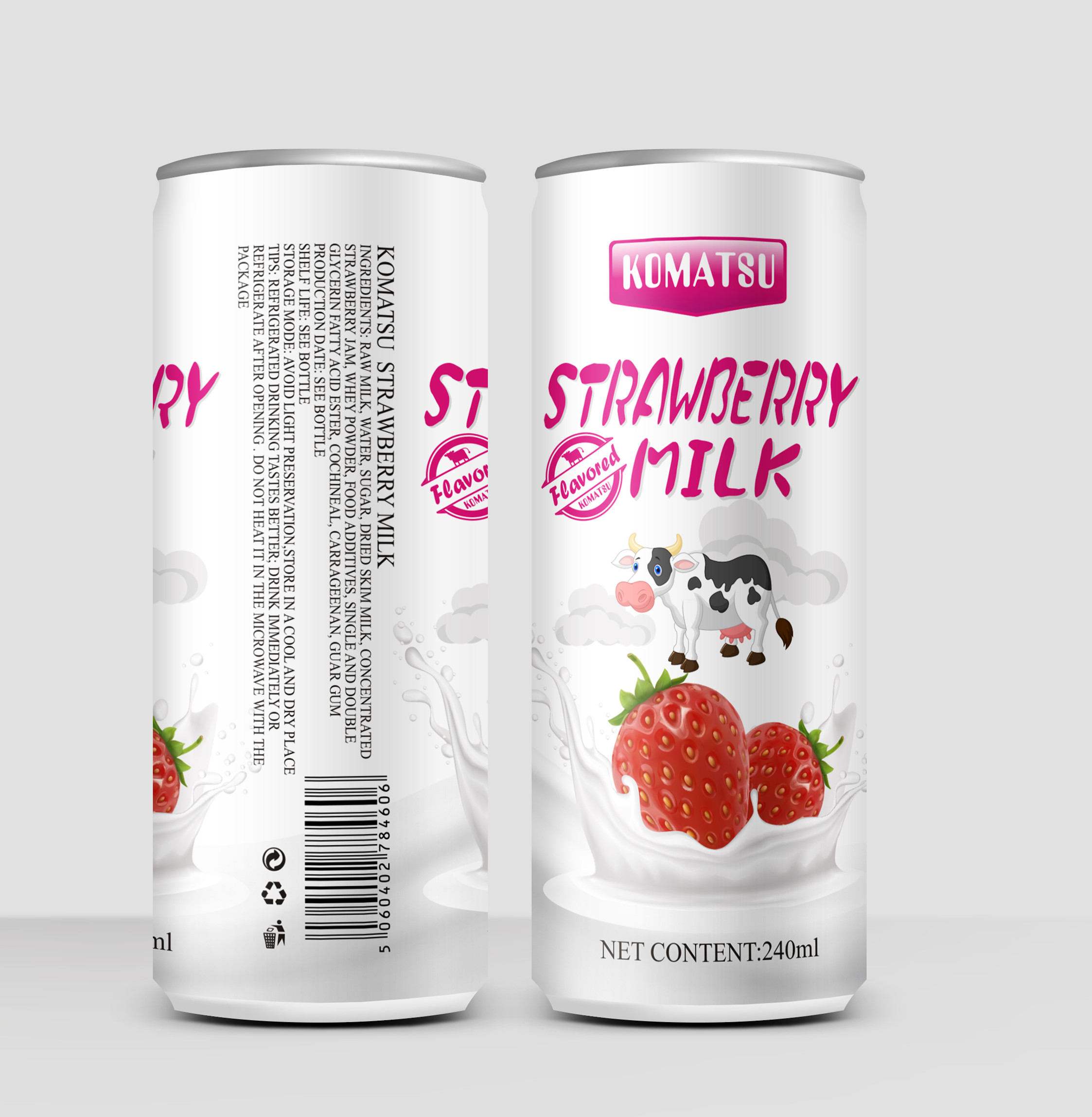 240ml Strawberry Milk