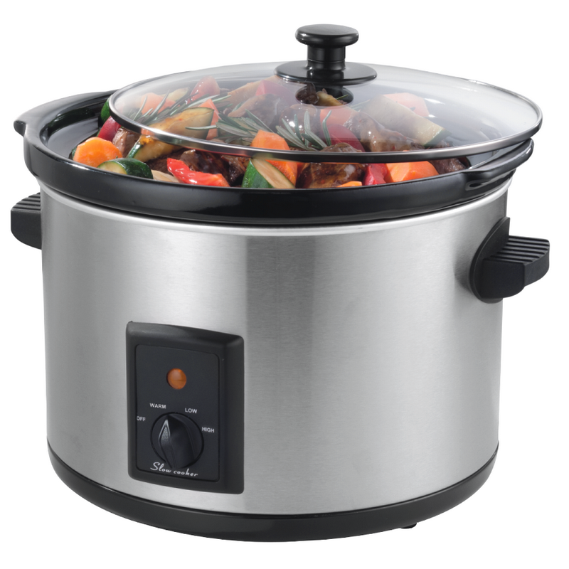 Multi Electric Stainless steel Round Slow Cooker CROCK POT 5.0L