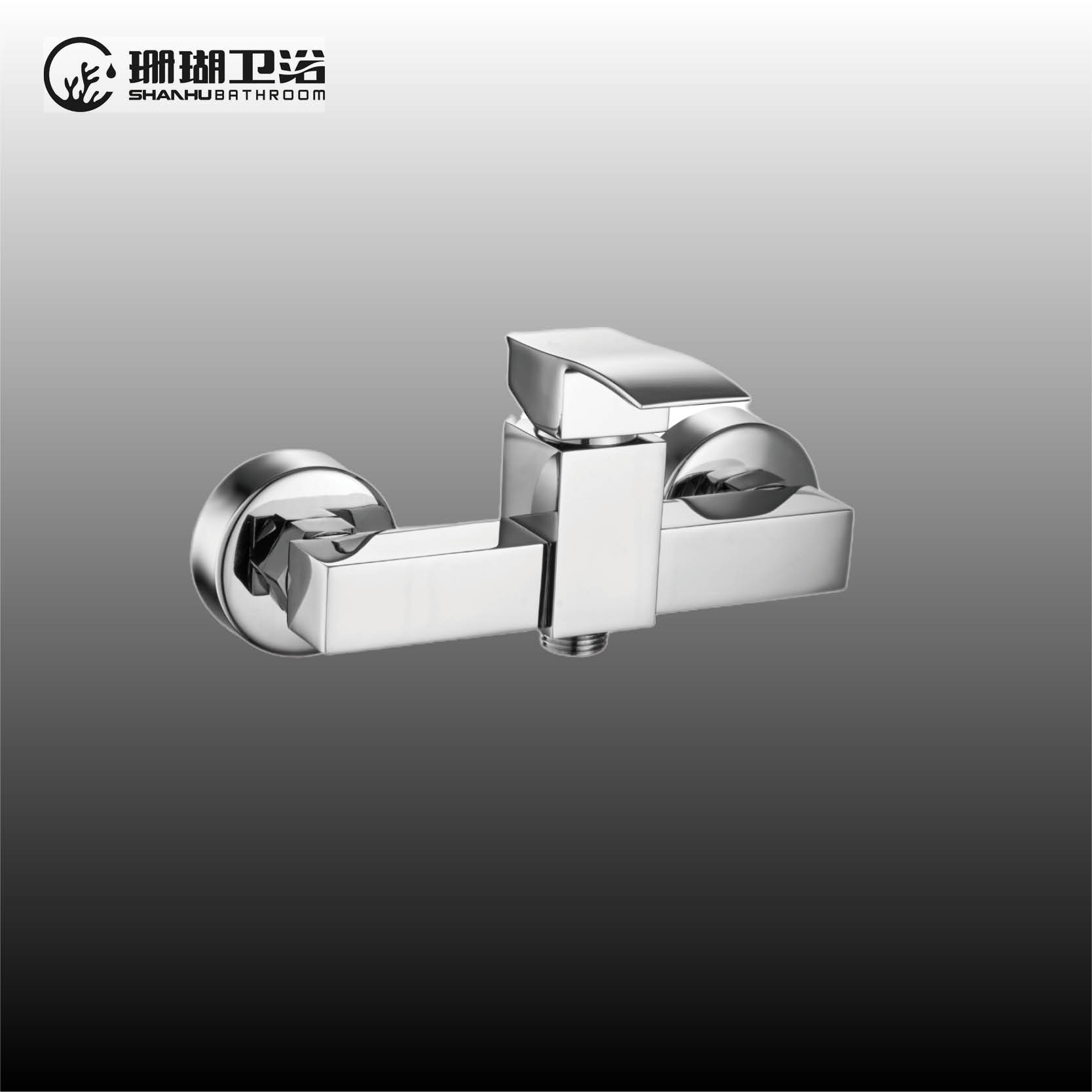 Single lever wall-mounted shower mixer
