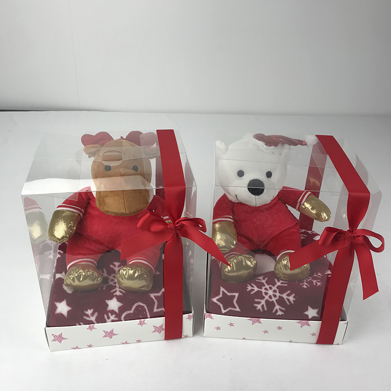 Plush toys with blanket