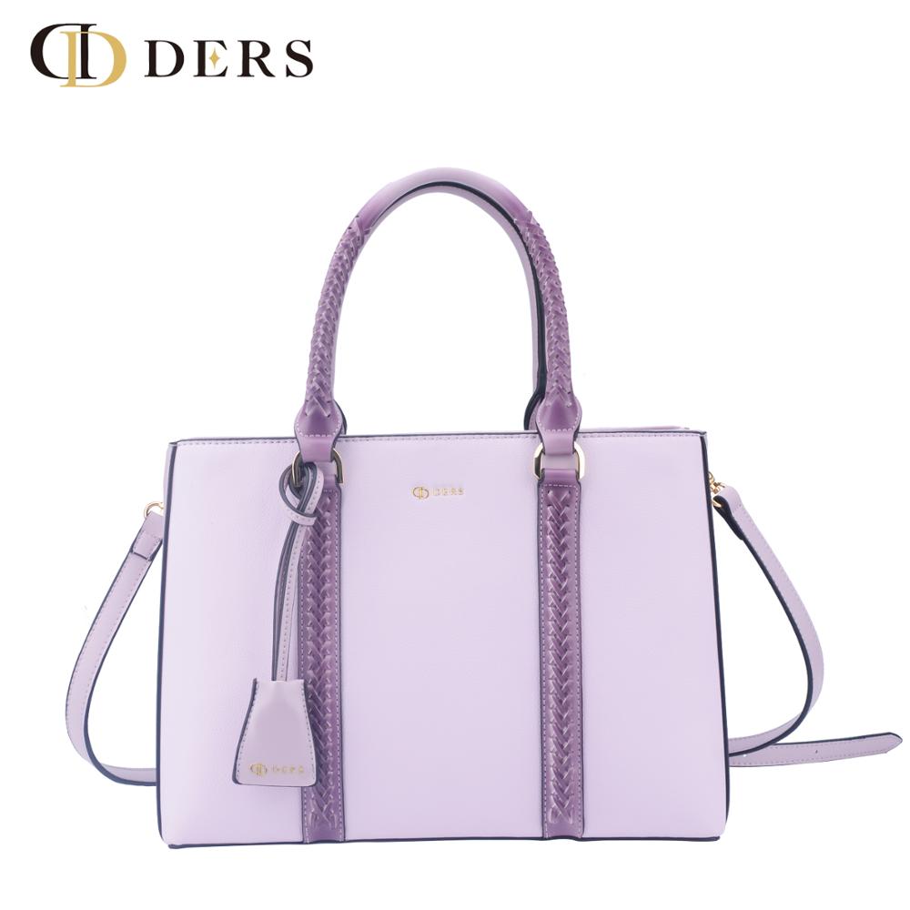 Shiling leather Customizable woven color spraying PU ladies/women bag