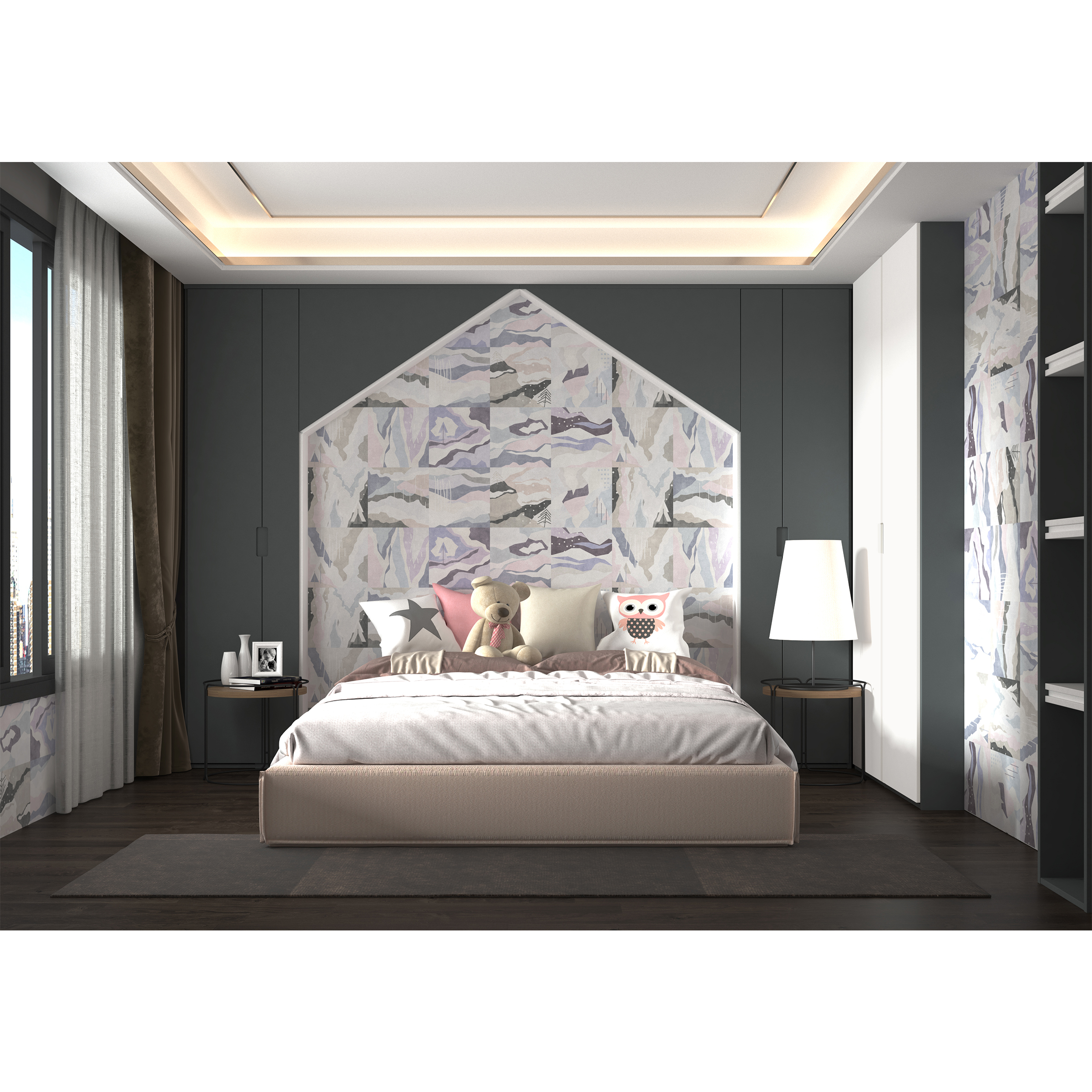 SPC digital print wall panel