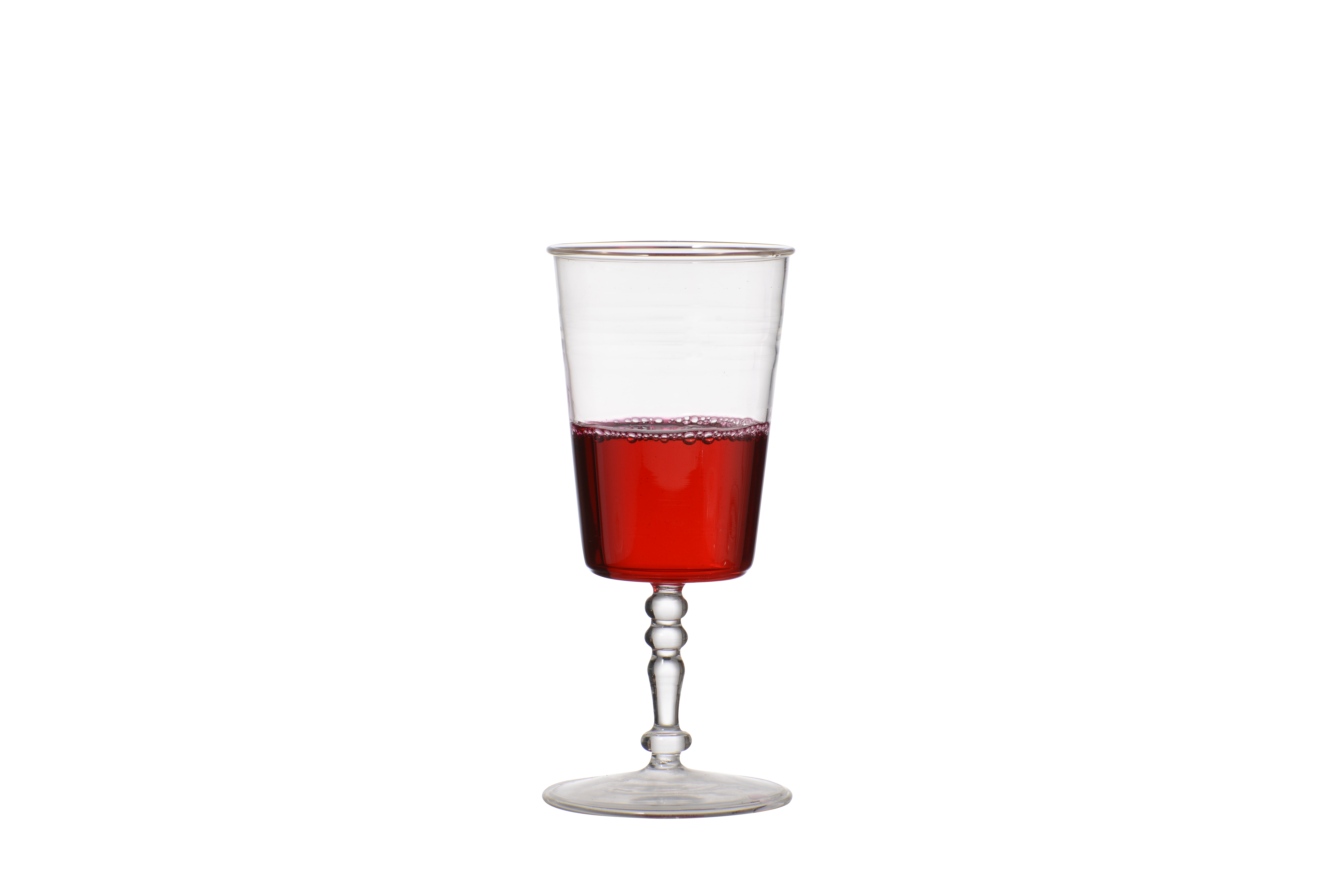 Red wine glass