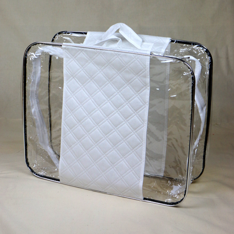 wire frame quilt and blanket bag
