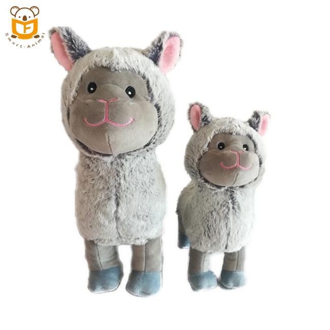 Factory custom 2018 new products soft alpaca stuffed animal