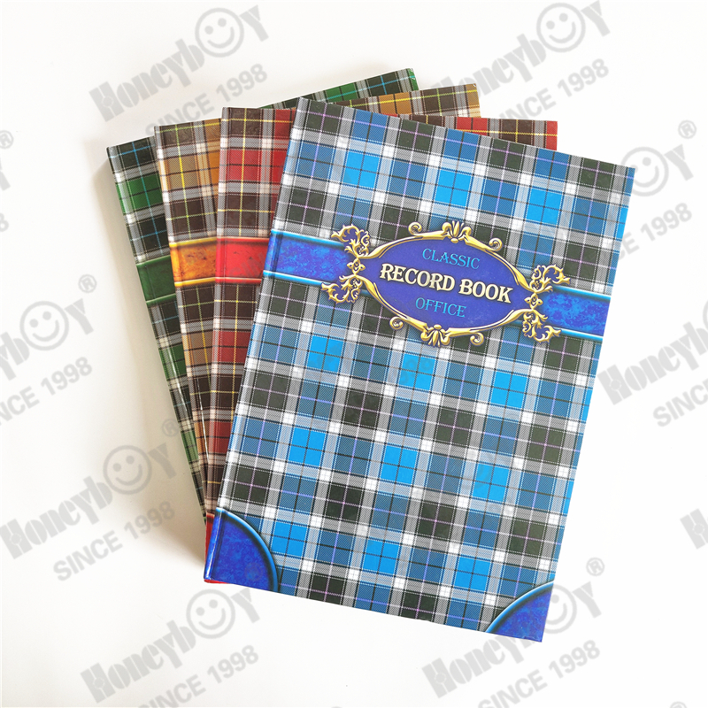 A4 grey board hardcover notebooks 100/200/300 pages