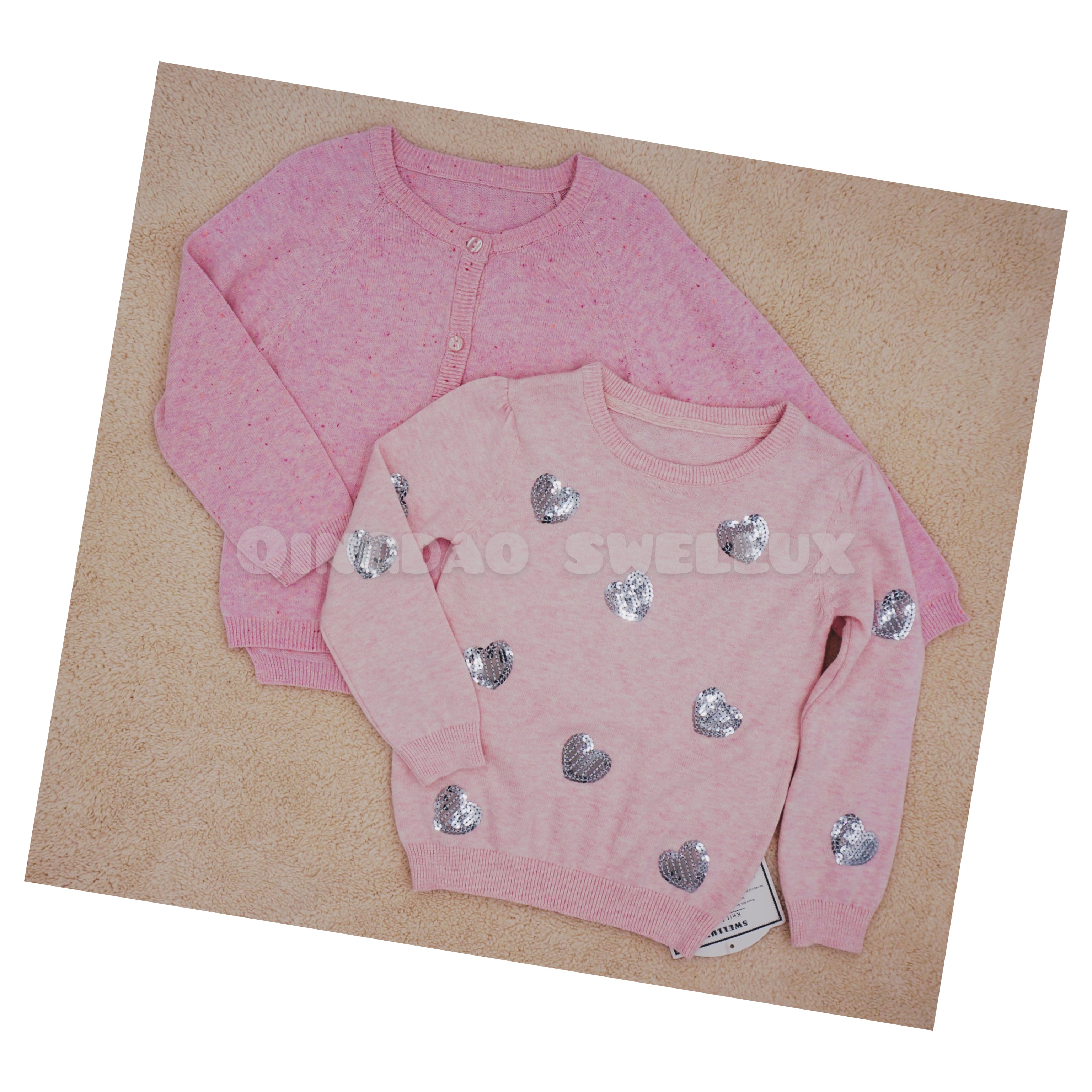 12gg Infant Girl Sweater With Sequins Emb