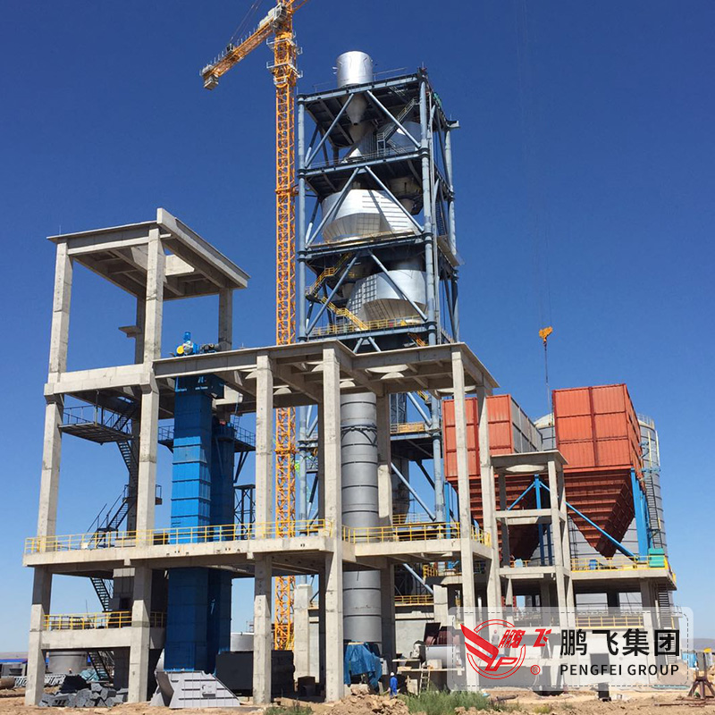 Cement production line with annual output of 1.2 million tons