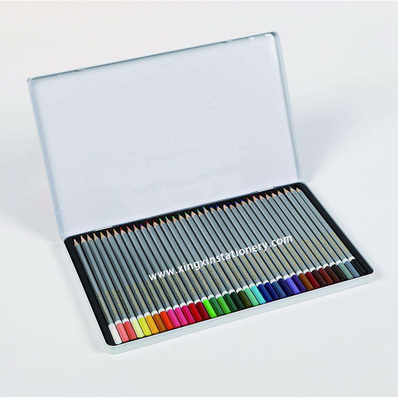 36pcs Watercolor Pencils In Tin Box