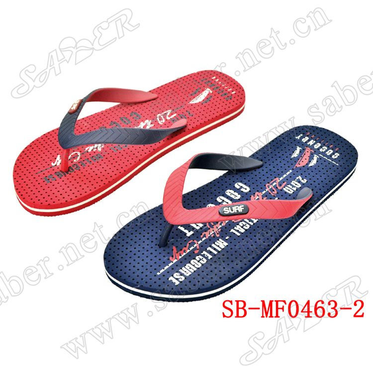Oem Beach Pvc Bright Color Sandal Man Flip Flop
