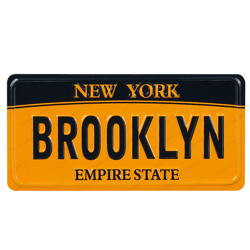 American New york travel souvenir Aluminum TIN Metal Fridge Magnet