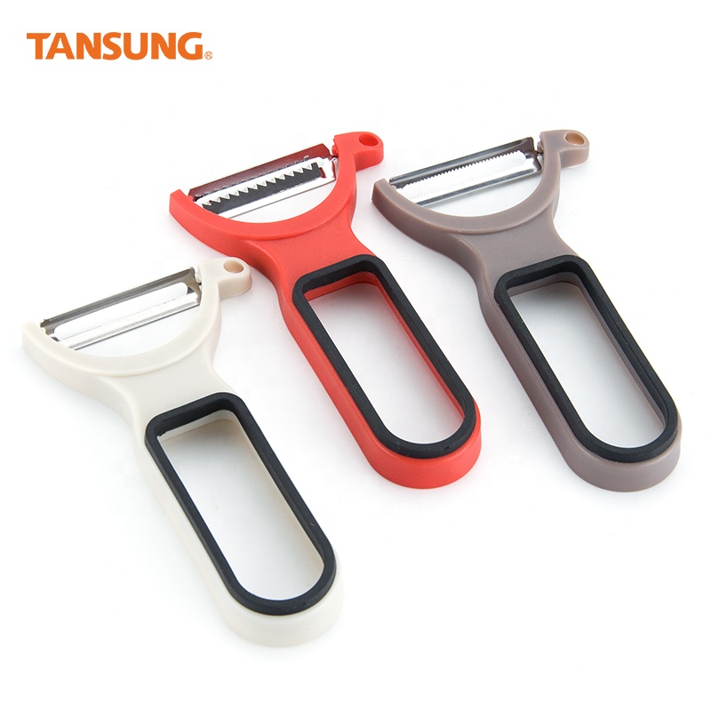 Hot Sale Magic 3 Piece Swivel Vegetable Fruit Peeler Set with PP Handle
