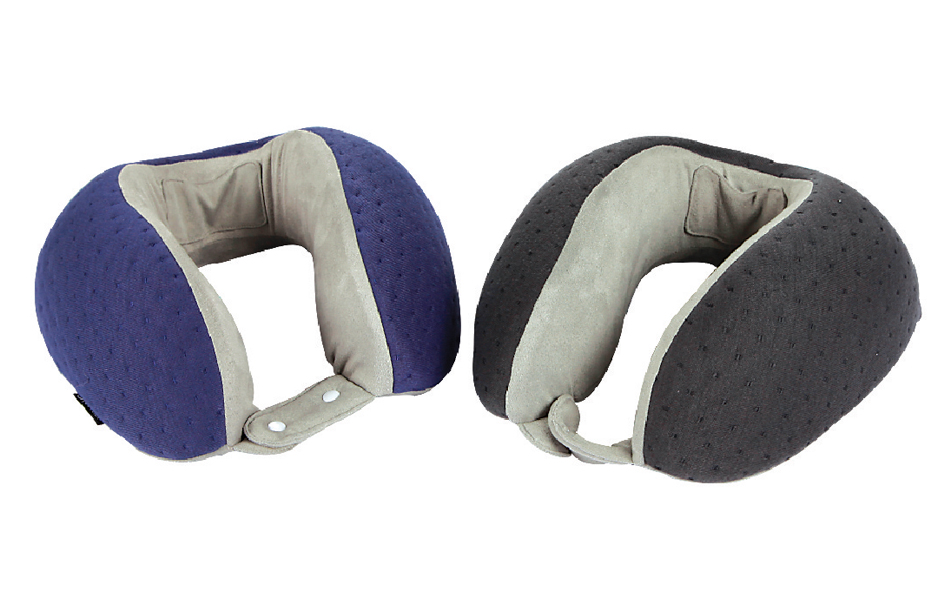Memory foam travel neck pillow