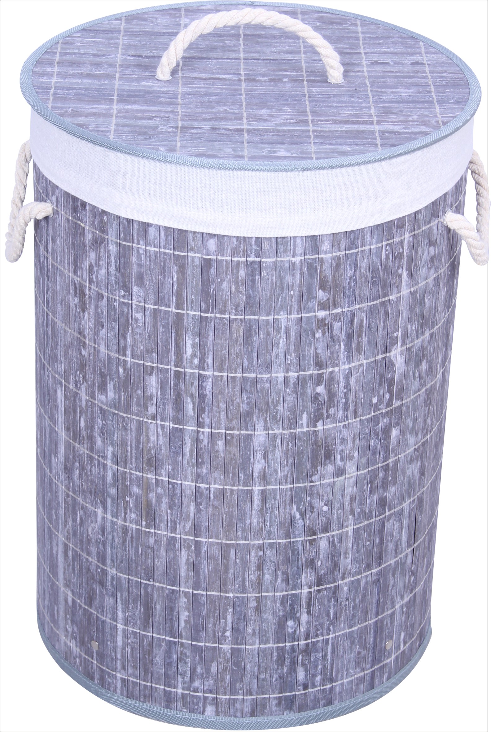 Round Bamboo Hamper,bamboo laundry basket