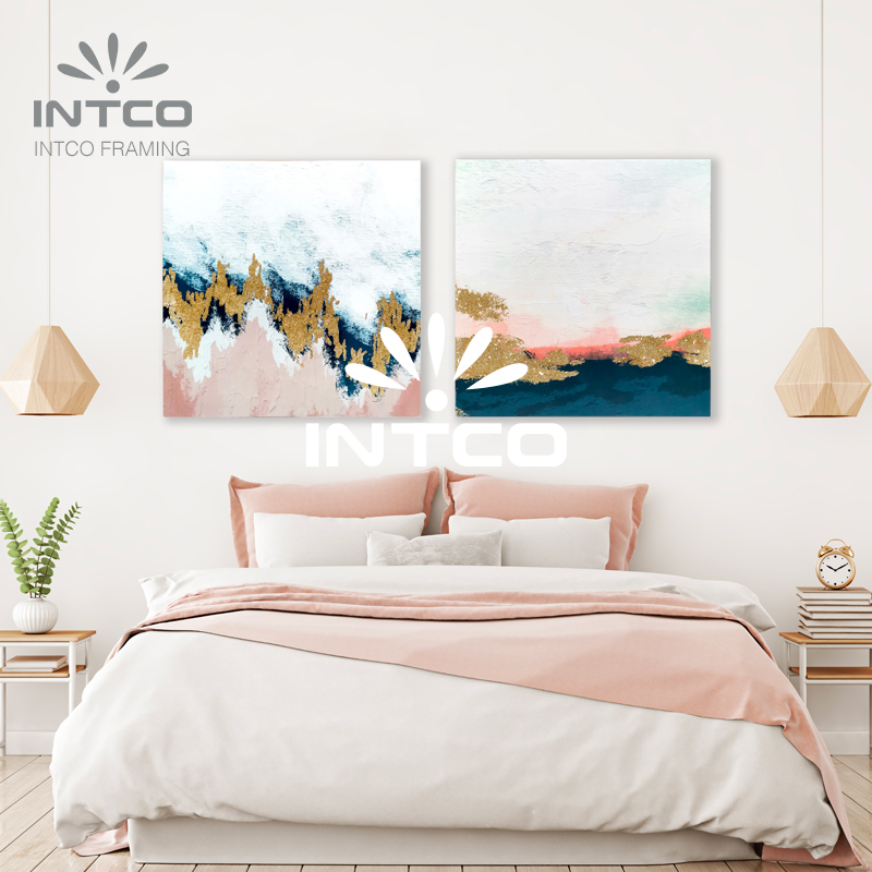 Canvas-White Abstract Painting