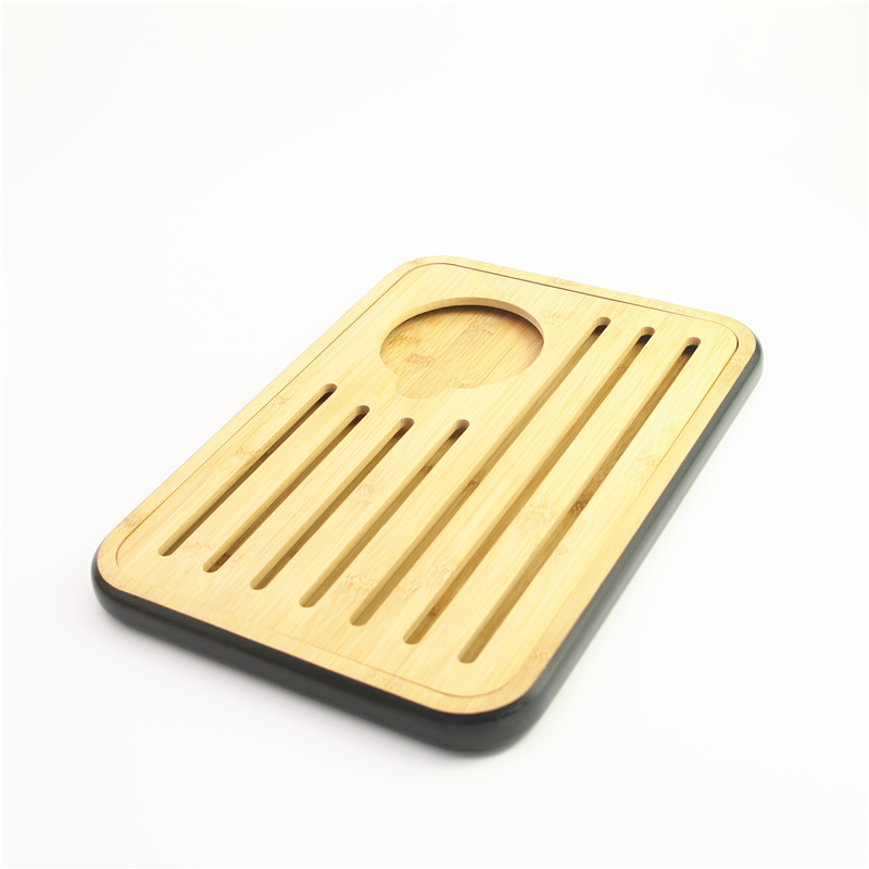 Injection molded bamboo bread board