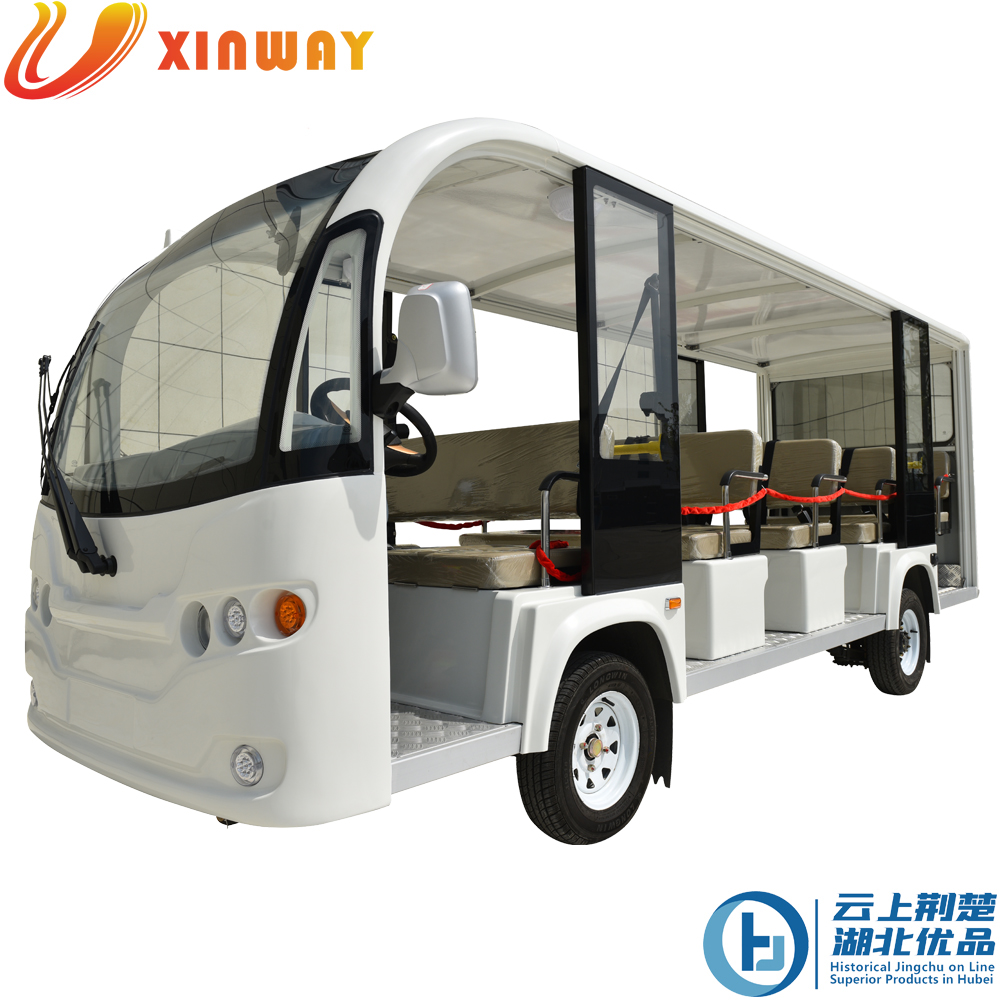 New 14 Seaters Electric Sightseeing Bus, High Quality Electric Closed Car,Electric Sightseeing Car,Sightseeing Bus