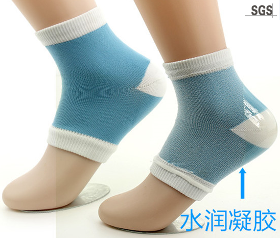 gel moisture heel socks