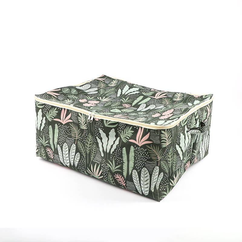 Zipper bag cloth art storage basket