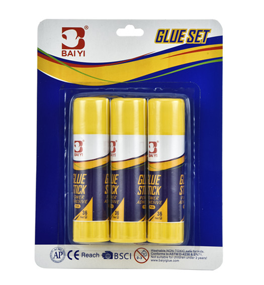 3pcs 36g PVP Glue Stick Set