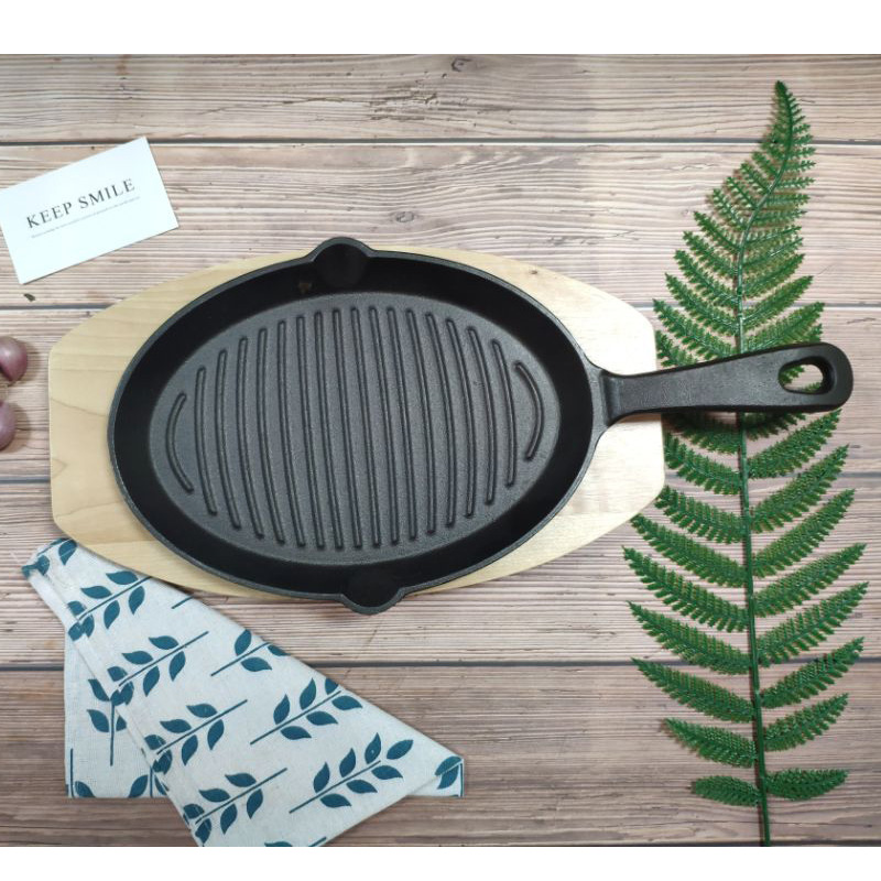 cast iron steak dish