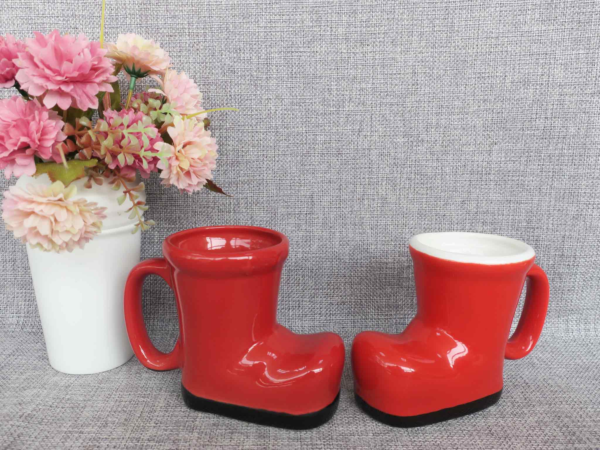 Boot mug, xmas cup , xmas decoration mug, ceramic mug, milk cup, gift ,promotion