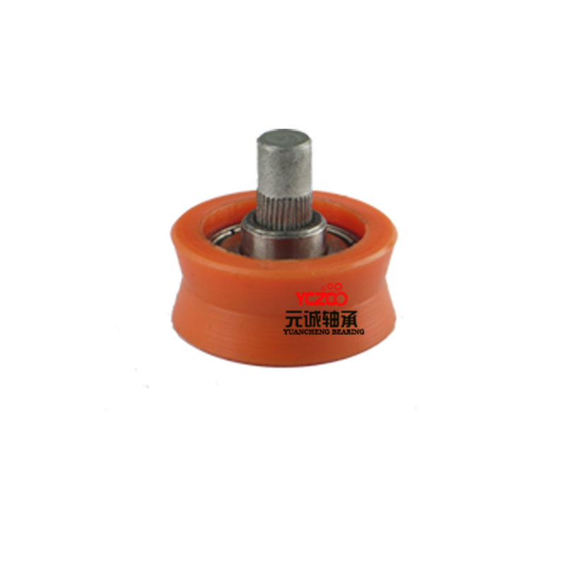 6x27x8mm v groove nylon window roller with shaft