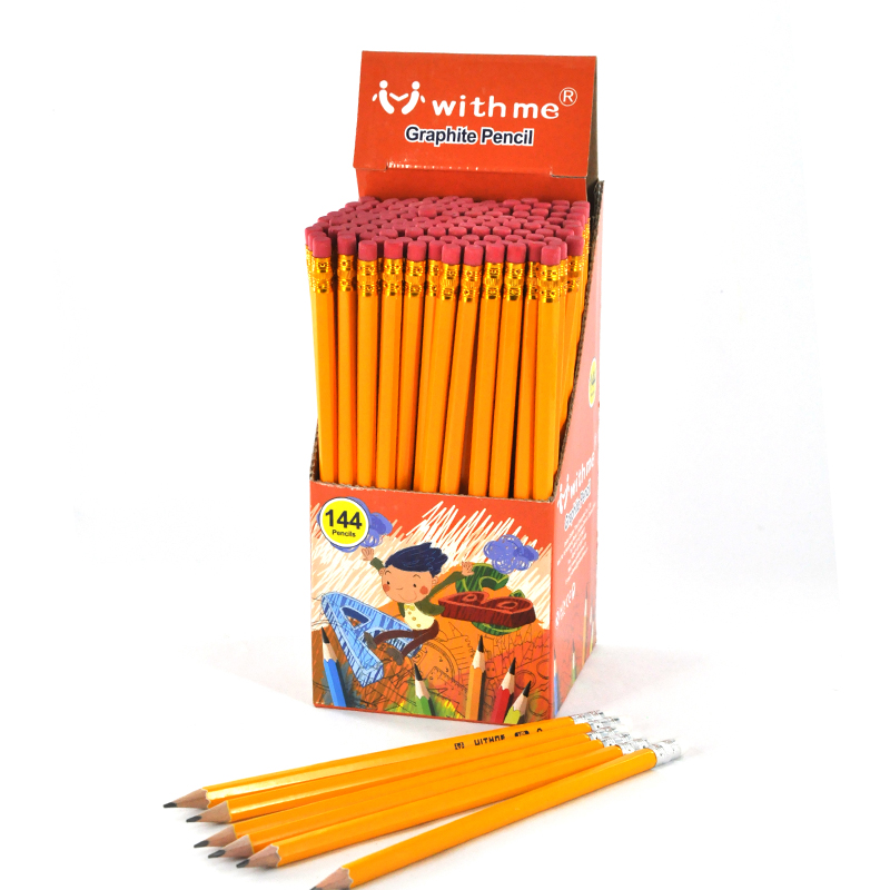 #2 HB Wood Cased Graphite Pencil in Display Box