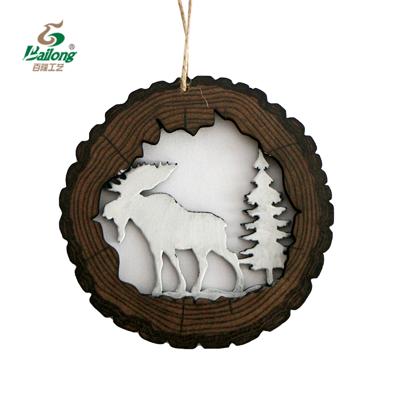 Cut out wood looking ornament