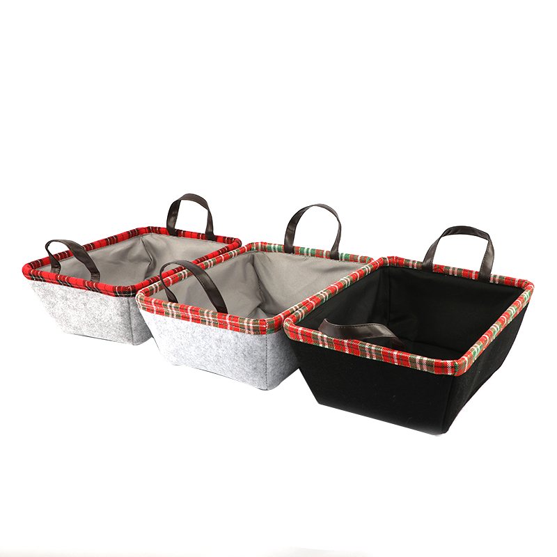 Fabric storage baskets