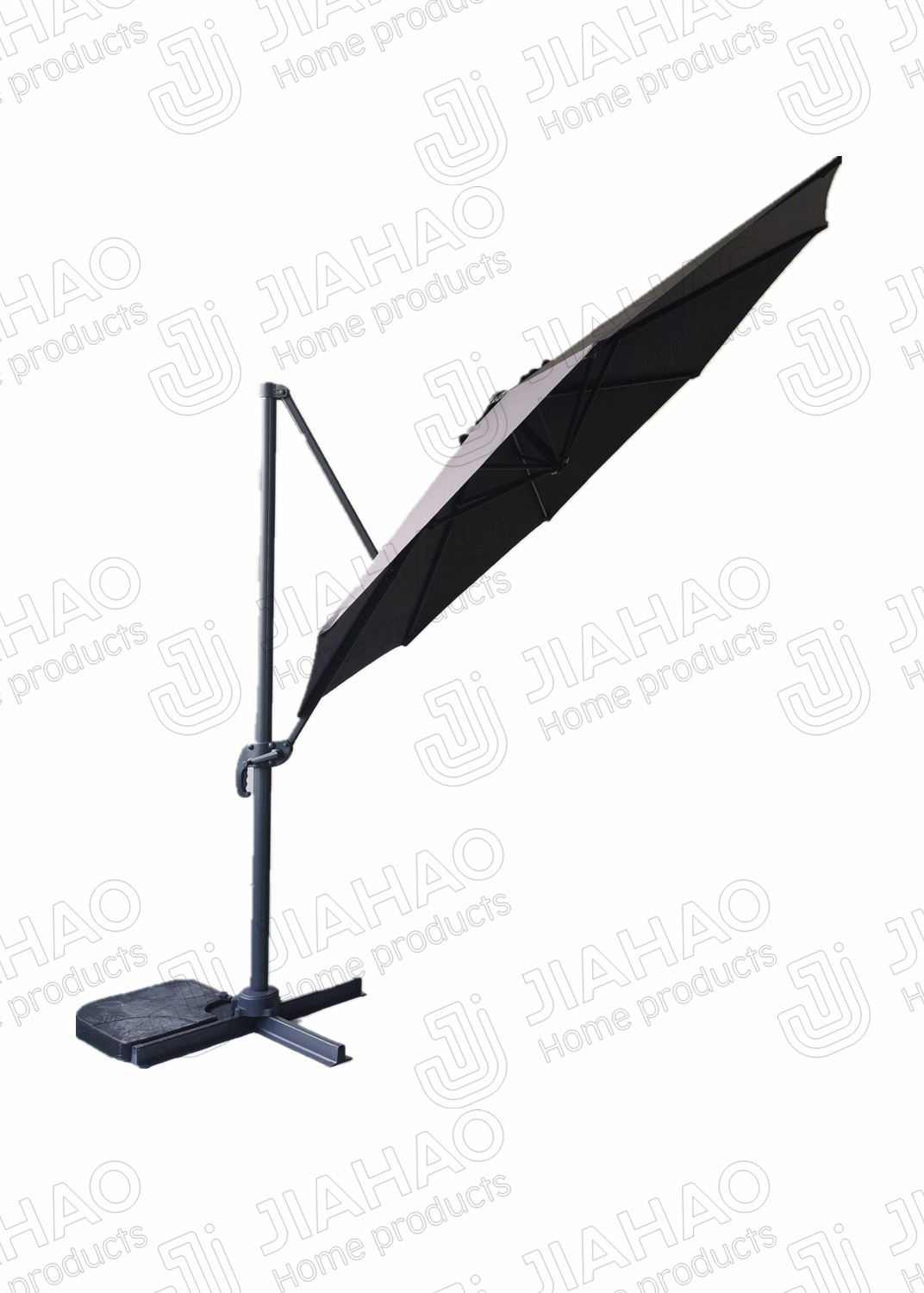 Garden Umbrella: 300-8 Mini Rome Umbrella with center lamp light