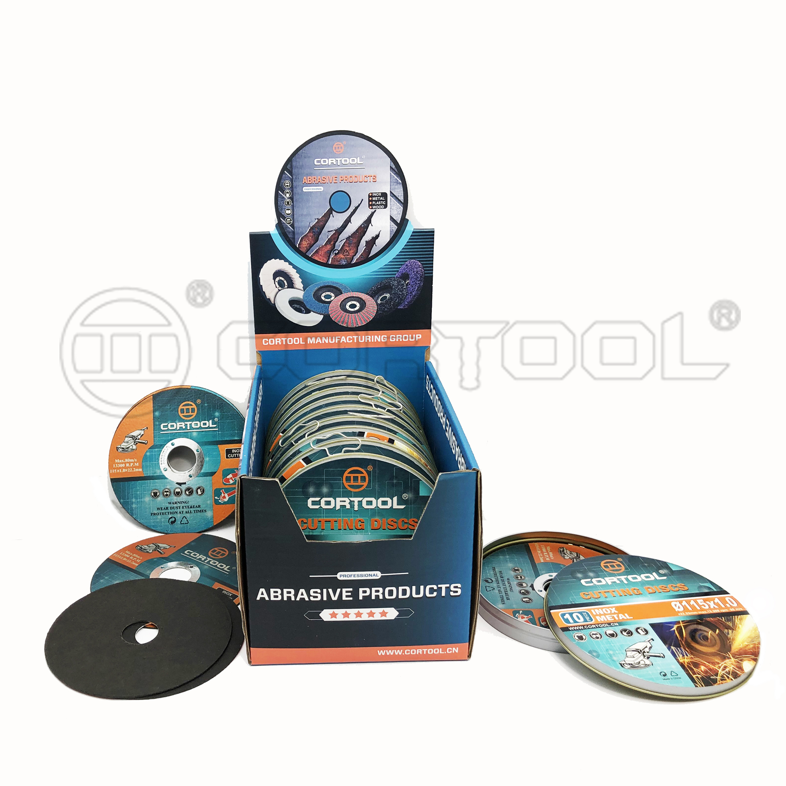 Flat cutting disc