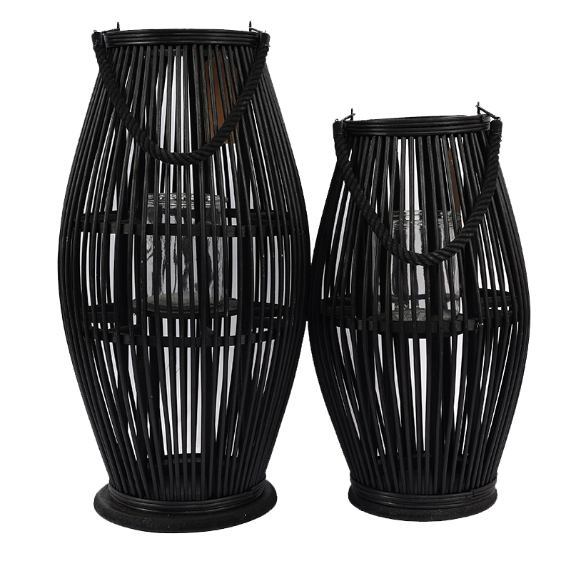 "1ALantern 2020 New design Custom cheap Handmade Wedding decoration candle ramadan home decoration Indoor outdoor candle lantern christmas lantern with decoration candle holder lantern bamboo Willow Shandong linyi linshu