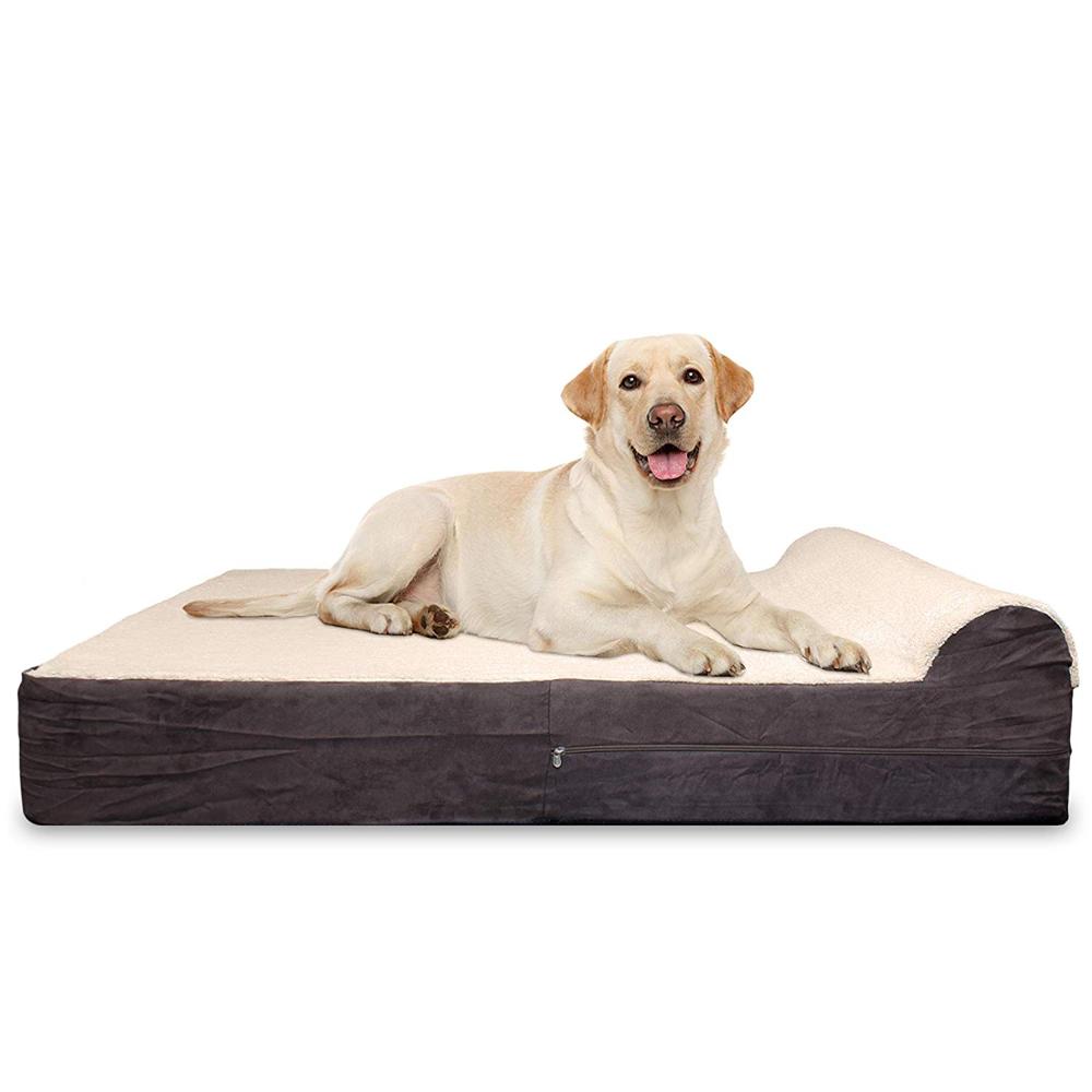 Comfortable Multiple Sizes dog beds luxury memory foam Sofa dog bed with removable cover