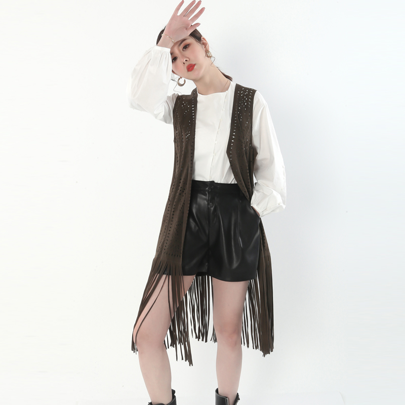 Ladies tassel vest