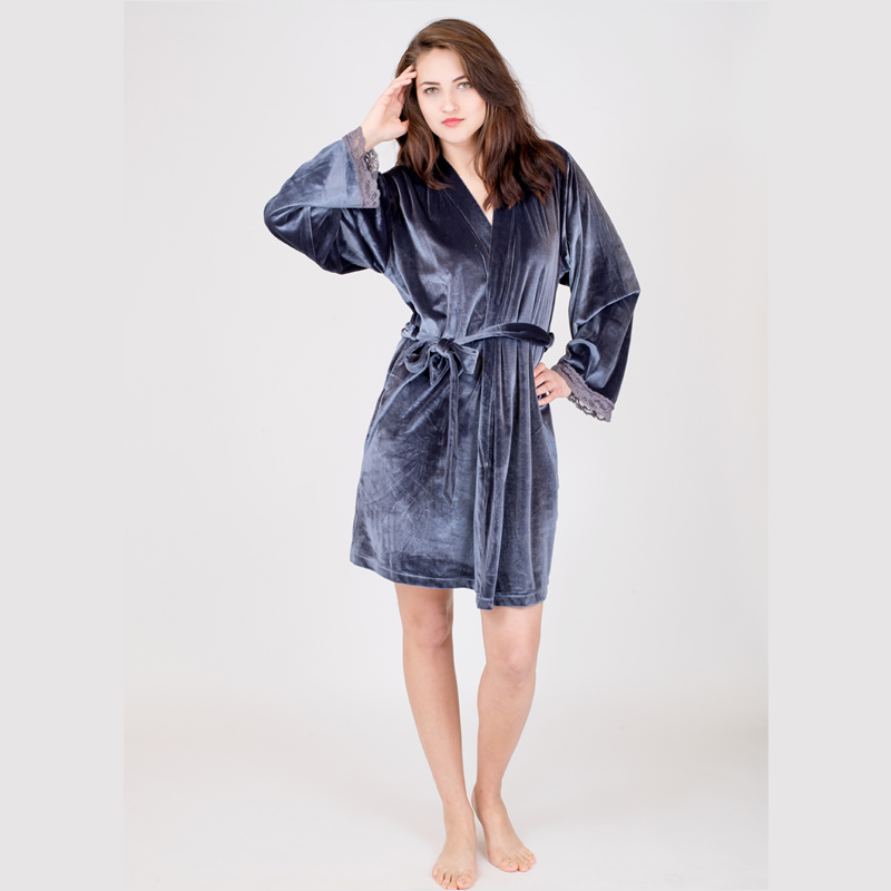 Velvet Ladies Robe/Home Wear