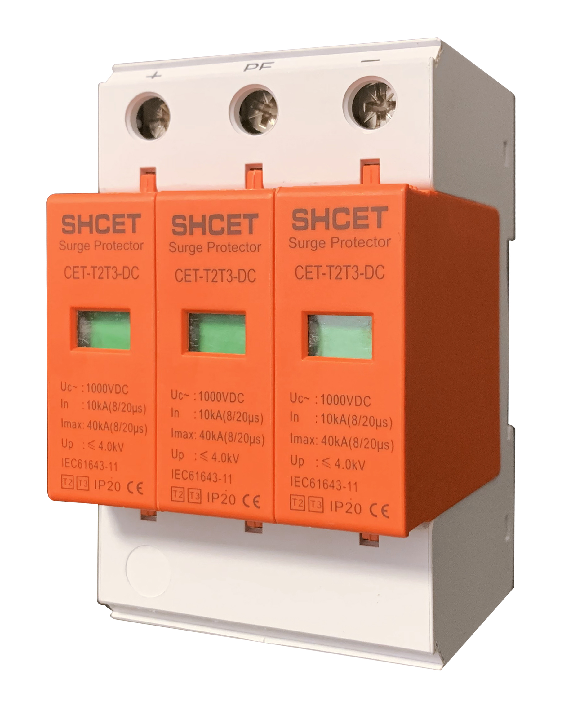 CET-T2T3-DC-2P DC surge protective device