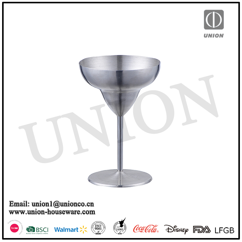 Factory direct sale 304 stainless steel wine glass 304 champagne coupe Martini cup Cocktail mug Champange glass Margaret cup Margaret glass