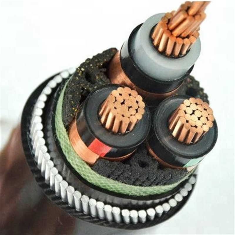 XLPE insulated steel wire 25mm 95mm 150mm aluminum multi conductor armored SWA PVC sheathed power cable 0.6/1KV
