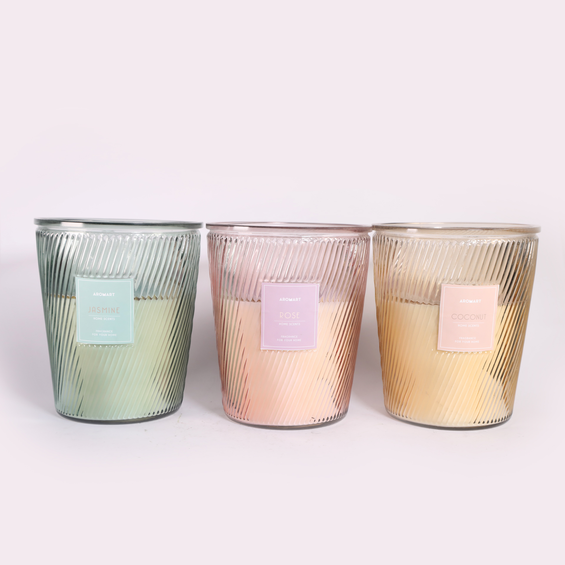 Decorated Scented Glass Candle
