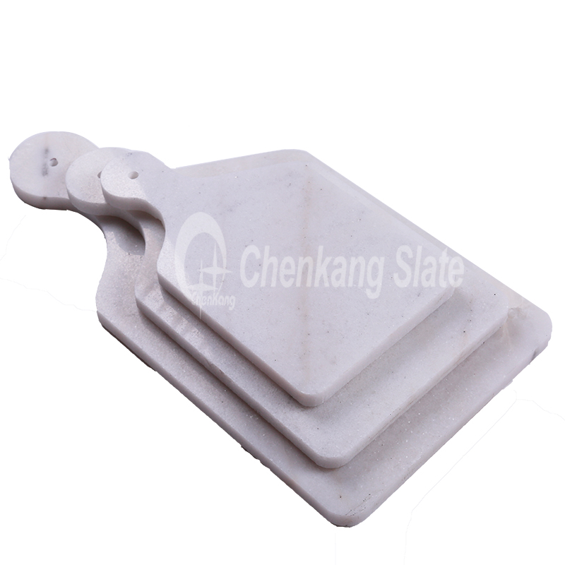 White marble cheese board