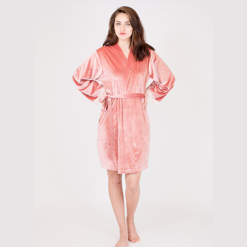 Velvet Ladies Robe/Home Wear