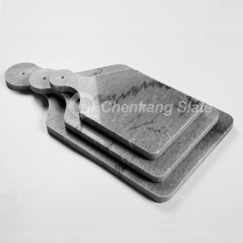 Marble cheese board paddle shape