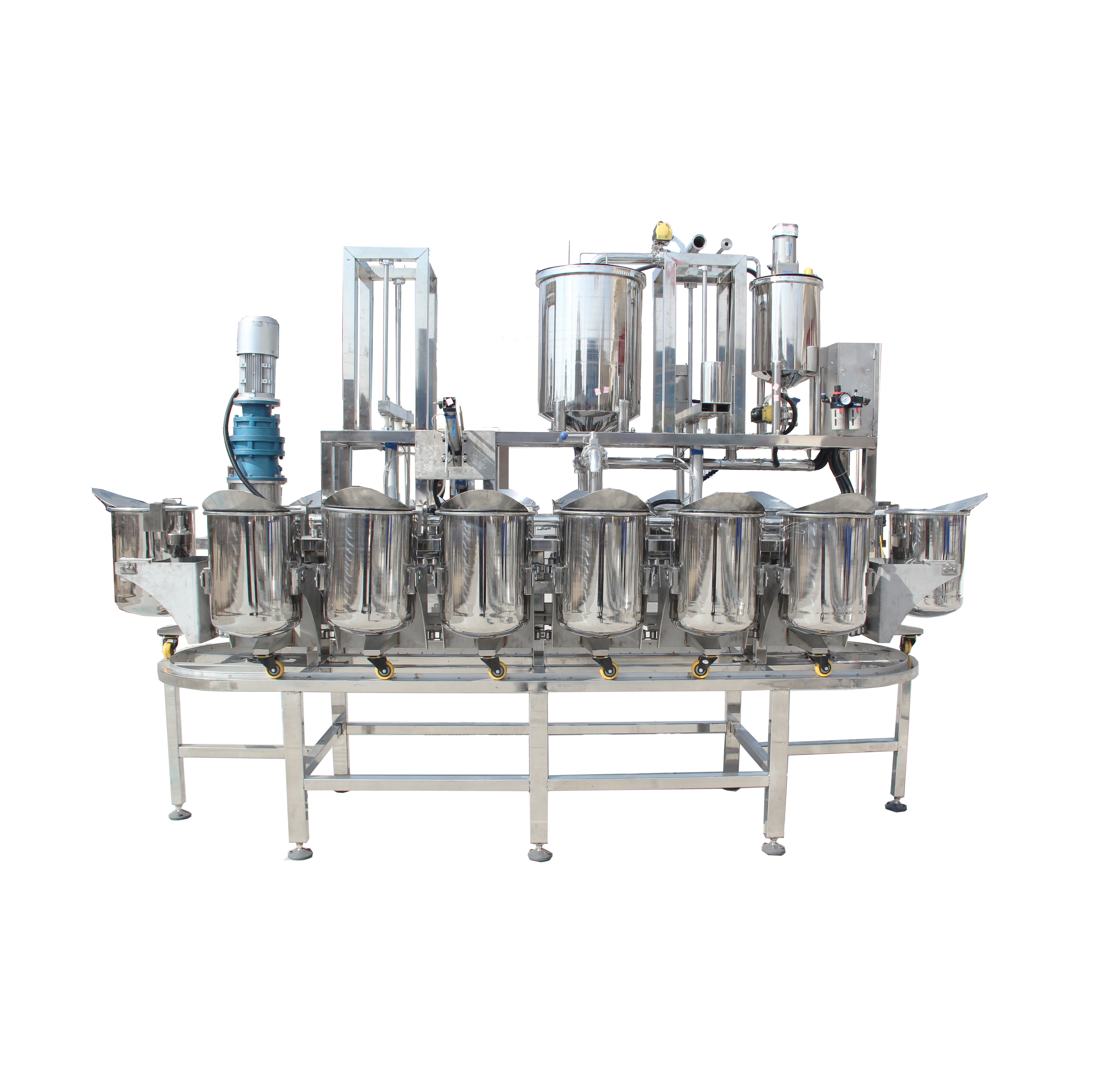 Fully automatic rotary halide continuous solidification machine