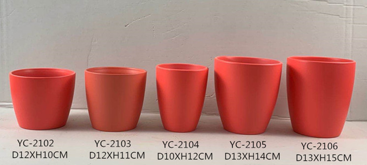 Egg-shaped pot