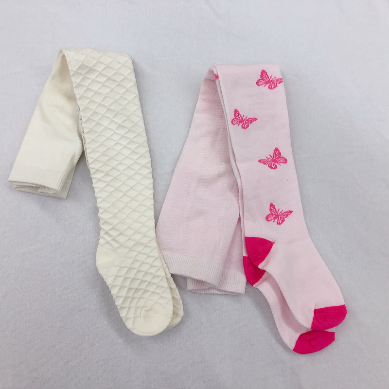 Girls jacqurd tights