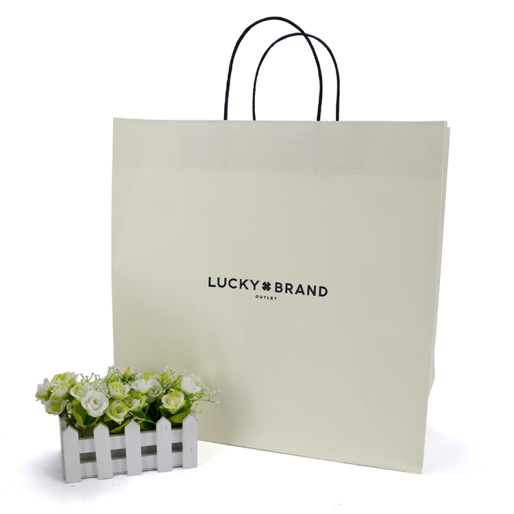Small Turn Top Twist Handle Paper Shopping bag