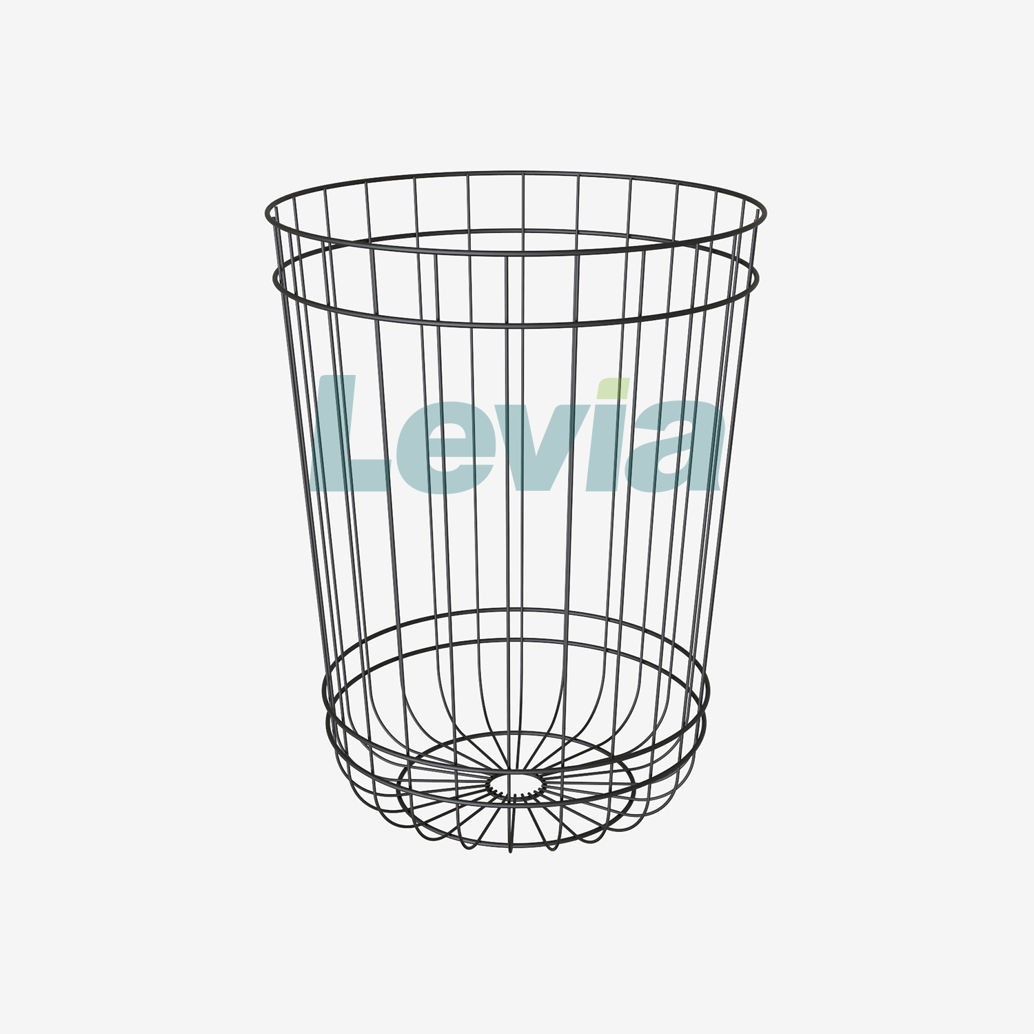 Modern Round Metal Wire Storage Basket Laundry Basket, Wire Bins Storage